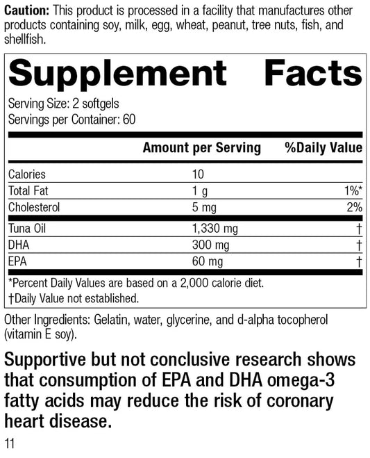 Tuna Omega 3 Oil